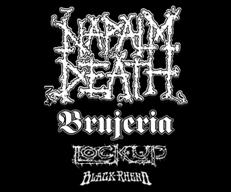 Napalm Death tour ad